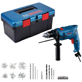 Máy Khoan Động Lực GSB 600 (Bộ Dụng Cụ)