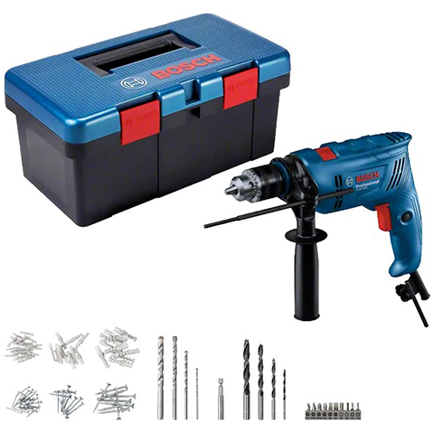Máy Khoan Động Lực GSB 600 (Bộ Dụng Cụ)